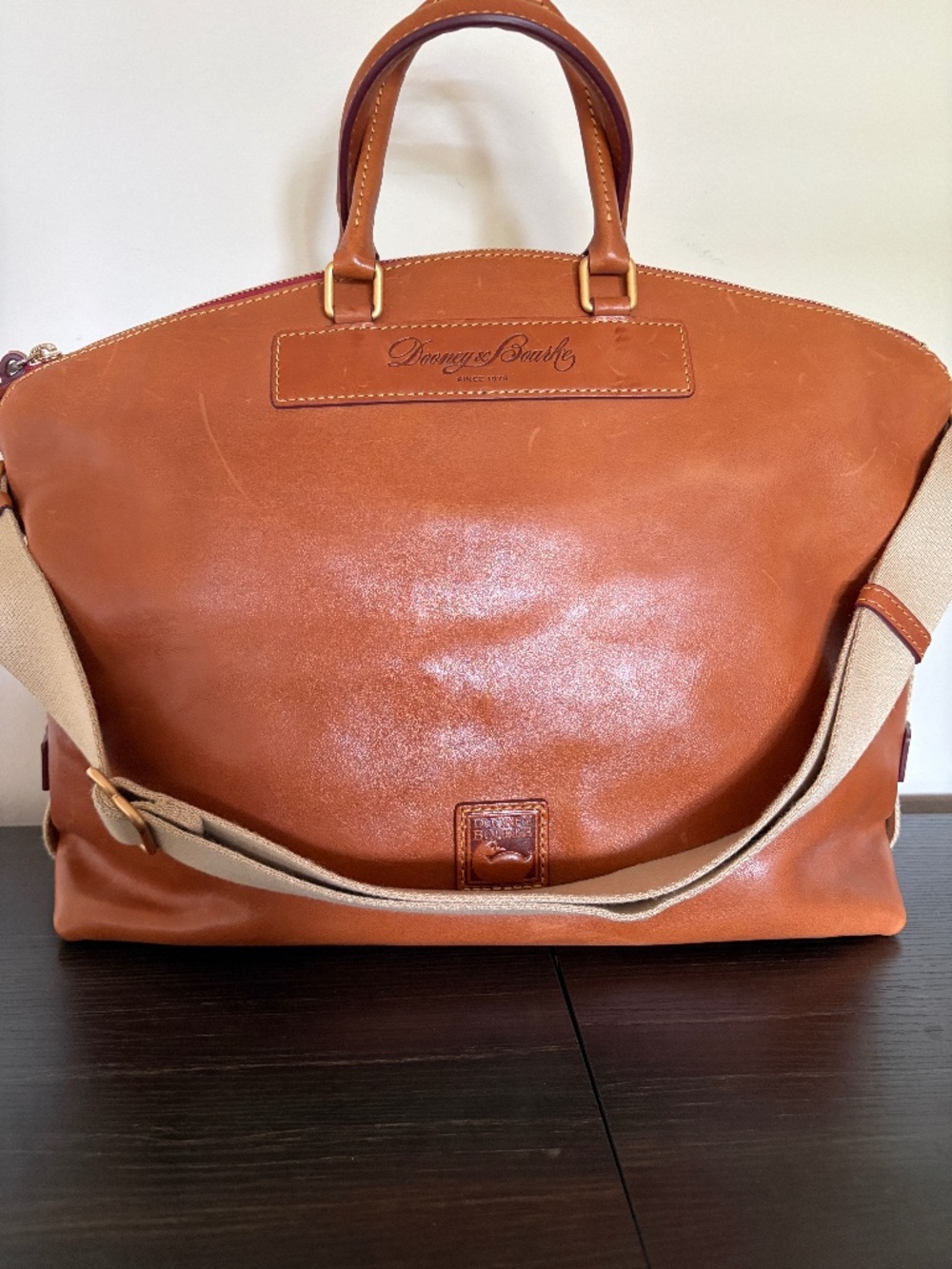RARE Dooney & Bourke 2009 Archive Juliette Bag in Natural